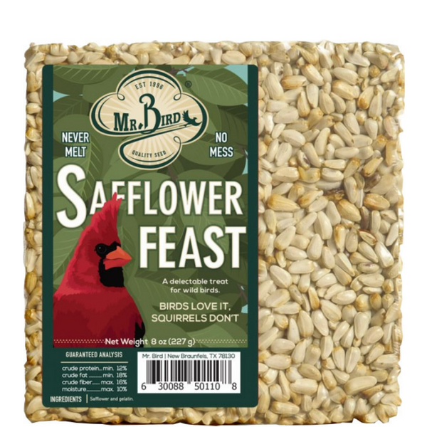 Safflower Feast.  Never Melt.  No Mess.  No Squirrels.